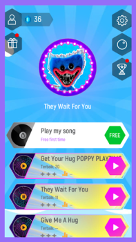 İndir Poppy Playtime Scary Tiles Hop Müzik Android için Ekran görüntüsü 2