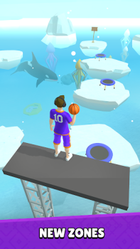 İndir Hoop World: Flip Dunk Game 3D Spor Oyunları Android için Ekran görüntüsü 3