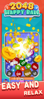 İndir Happy Ball 2048-merge 3D ball Gündelik Android için Ekran görüntüsü 3