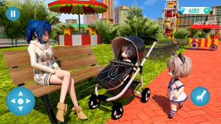 İndir Anime Anne İkiz Bebekler Hayat Rol yapma Android için Ekran görüntüsü 2