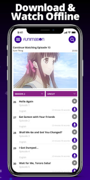 İndir Funimation Eğlence Android için Ekran görüntüsü 4