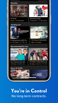 İndir Sling TV: Live TV + Freestream Eğlence Android için Ekran görüntüsü 5