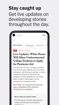İndir The New York Times Haberler & Dergiler Android için Ekran görüntüsü 3