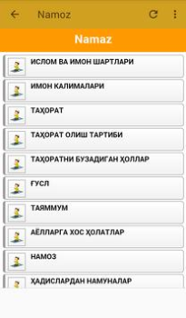 İndir Namoz Kitobi Kitaplar & Rehberler Android için Ekran görüntüsü 4