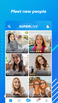 İndir SuperLive - Canlı yayınlar Sosyal Android için Ekran görüntüsü 3