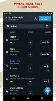 İndir D&D Beyond Eğlence Android için Ekran görüntüsü 6