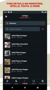 İndir D&D Beyond Eğlence Android için Ekran görüntüsü 7