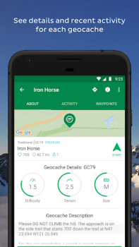 İndir Geocaching® Sağlık & Fitness Android için Ekran görüntüsü 3