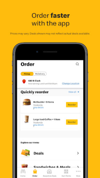 İndir McDonald's Yiyecek & İçecek Android için Ekran görüntüsü 2