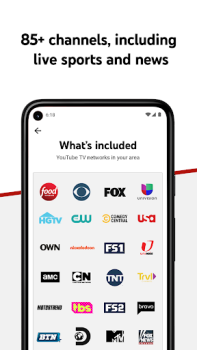 İndir YouTube TV: Live TV & more Eğlence Android için Ekran görüntüsü 2