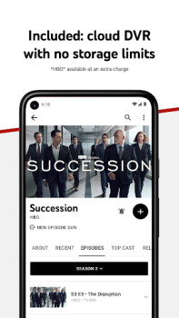 İndir YouTube TV: Live TV & more Eğlence Android için Ekran görüntüsü 4
