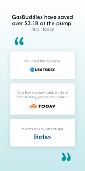İndir GasBuddy: Find & Pay for Gas Seyahat Android için Ekran görüntüsü 4