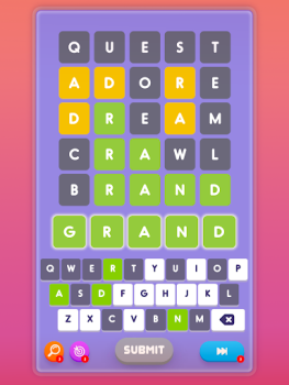 İndir Wordle! Kelime Oyunları Android için Ekran görüntüsü 6