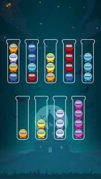 İndir Ball Sort - Color Puzzle Game Gündelik Android için Ekran görüntüsü 2