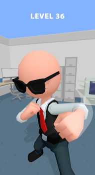 İndir CrazyOffice－tokatla ve parçala Arcade Android için Ekran görüntüsü 2