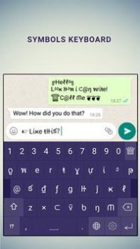 İndir Text converter (текст символам Özelleştirme Android için Ekran görüntüsü 2