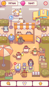İndir Cat Snack Bar: Cute Food Games Simülatörler Android için Ekran görüntüsü 7