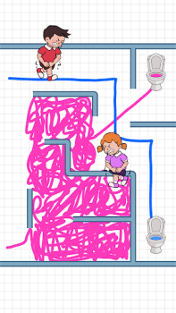 İndir Toilet Rush Race: Pee Master Bulmaca Oyunları Android için Ekran görüntüsü 5