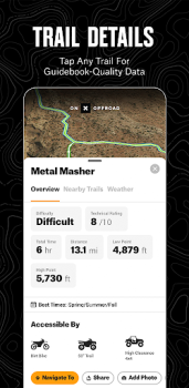 İndir onX Offroad: Trail Maps & GPS Haritalar ve Navigasyon Android için Ekran görüntüsü 5