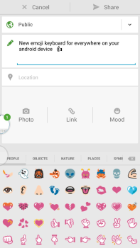 İndir Sliding Emoji Keyboard - iOS Çeşitli Android için Ekran görüntüsü 4