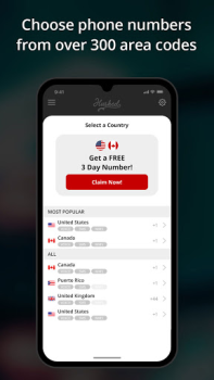 İndir Hushed İkinci Telefon Numarası İletişim Android için Ekran görüntüsü 4