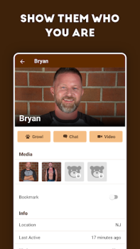 İndir GROWLR: Gay Bears Near You Sosyal Android için Ekran görüntüsü 5