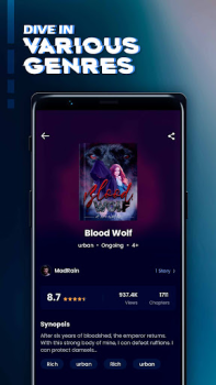 İndir MegaNovel: Fictions & Webnovel Kitaplar & Rehberler Android için Ekran görüntüsü 5