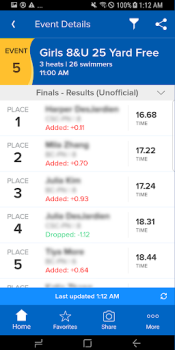 İndir Meet Mobile: Swim Spor Android için Ekran görüntüsü 4