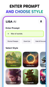 İndir Lisa AI: Avatar & Image Maker Fotoğraf Android için Ekran görüntüsü 4