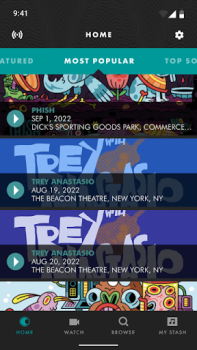 İndir LivePhish Müzik ve Ses Android için Ekran görüntüsü 4