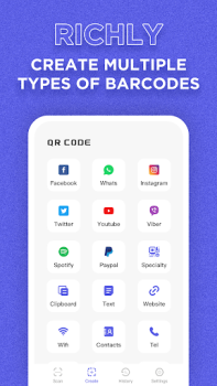 İndir QRScanner - Super QR Code Tool Araçlar Android için Ekran görüntüsü 2