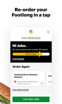 İndir Subway® Yiyecek & İçecek Android için Ekran görüntüsü 3