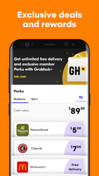 İndir Grubhub: Food Delivery Yiyecek & İçecek Android için Ekran görüntüsü 3