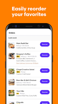 İndir Grubhub: Food Delivery Yiyecek & İçecek Android için Ekran görüntüsü 7