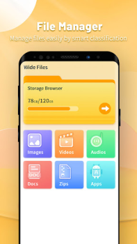 İndir Wide Files:Yönetici Temizlikçi Araçlar Android için