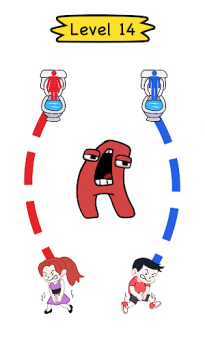 İndir Toilet Rush Race: Draw Puzzle Bulmaca Oyunları Android için Ekran görüntüsü 2
