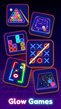 İndir Tic Tac Toe Glow: 2 Player XO Bulmaca Oyunları Android için Ekran görüntüsü 5