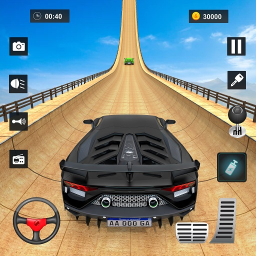 Logo Ramp Car Stunts - Car Games