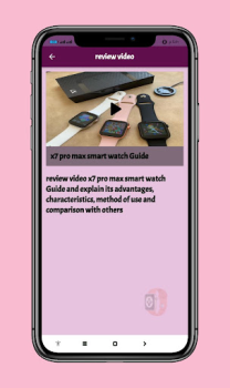 İndir x7 pro max smartwatch Guide Eğitim Android için Ekran görüntüsü 6