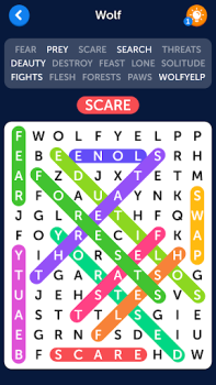 İndir Word Search Kelime Oyunları Android için Ekran görüntüsü 4