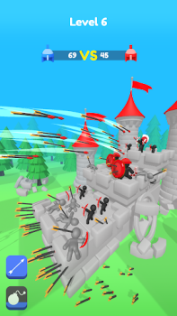 İndir Merge Archers: Kaleni Savun Arcade Android için Ekran görüntüsü 2