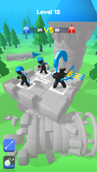 İndir Merge Archers: Kaleni Savun Arcade Android için Ekran görüntüsü 3