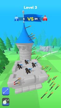İndir Merge Archers: Kaleni Savun Arcade Android için Ekran görüntüsü 5