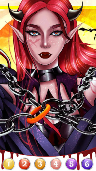 İndir Dark, Horror Color by Number Masa oyunları Android için