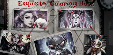 İndir Dark, Horror Color by Number Masa oyunları Android için Ekran görüntüsü 6
