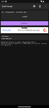 İndir DarkTunnel - SSH DNSTT V2Ray Araçlar Android için Ekran görüntüsü 2