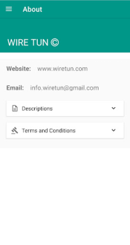 İndir WIRE TUN Araçlar Android için Ekran görüntüsü 5