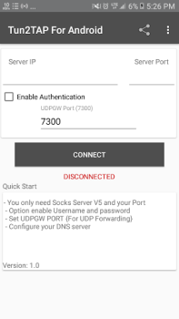 İndir Tun2TAP Socks/HTTP to VPN Araçlar Android için Ekran görüntüsü 3