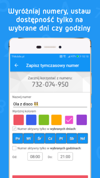 İndir 2nr - Drugi Numer İletişim Android için Ekran görüntüsü 2