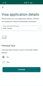 İndir Saudi Visa Bio Seyahat Android için Ekran görüntüsü 3